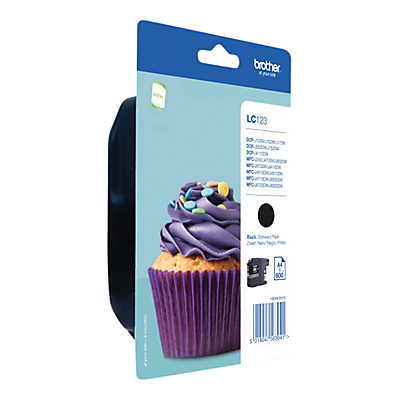Brother LC123 Ink Cartridge Black Brother LC123 Ink Cartridge Black